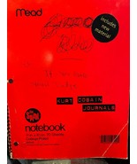 Kurt Cobain Journals Mead Notebook Soft Cover Book 2002 *Pre-Owned w/Wea... - $15.99