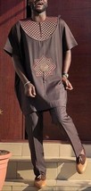 African Agbada for men, African wedding suit, Groomsmen suit, Groom&#39;s su... - $200.00