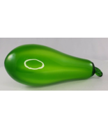 Art Glass Zucchini Squash Green Eggplant Vegetable Home Decor - £8.80 GBP