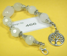 Rock Crystal Gemstone-Energy Jewelry-Bracelet-Facilitate-assist motivation  #466 - £7.32 GBP