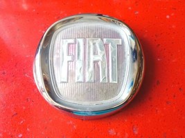 2012 - 2015 Fiat 500 Rear Chrome Red Silver Emblem Badge Logo Sign OEM - £9.88 GBP