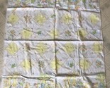 Vintage Dundee 27x38&quot; Seasons Baby Blanket With Nylon Trim no Stains or ... - £30.01 GBP