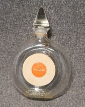 Guerlain Authentic Empty Shalimar Perfume Bottle Vintage Collectible - £13.80 GBP