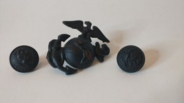 Vintage Marine Corps Button Set - Lot of 3 from Visor Hat - £14.23 GBP