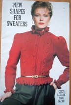 Vintage New Shapes For Sweaters Coats & Clark Book No 306 Copyright 1982 - $3.99