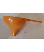 Vintage Tupperware Orange Funnel #1227-3 Kitchen Utensil Gadget Jar Bott... - $14.90 CAD