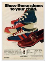 Hush Puppies Brand Kids&#39; Shoes T-Shirt Offer Vintage 1972 Full-Page Maga... - $9.70