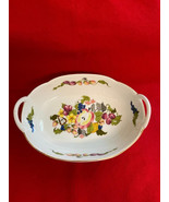 Vintage Oval Handled Porcelain Bowl 7&quot; By Georges Briard Garden of Eden - $376.14 MXN