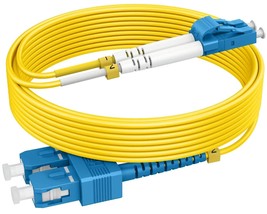 Os2 Sc To Lc Single Mode Fiber Patch Cables 30M(100Ft),Options 1M~153M, - $32.99