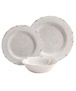 Studio California Melamine Mauna 12 Piece Dinnerware Set - $1,514.02 MXN