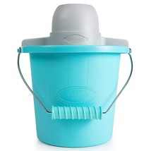Electric Ice Cream Maker, 4 Quarts, Soft Serve Machine With Easy-Carry Handle Fo - £59.32 GBP