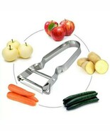 Stainless Steel Potato Peeler Fruit Vegetable Spud Speed Slicer French C... - $112.67 MXN