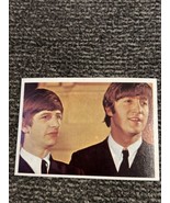 1964  JOHN LENNON  ROOKIE  &amp; RINGO STARR THE BEATLES COLOR TOPPS CARD #47 - $13.44 CAD