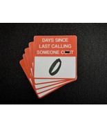 Zero Days Since Calling Someone C*nt Woven Patch 5 Piece Set - $135.61 MXN