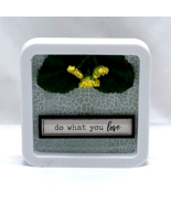 Do What You Love Sign Shelf Sitter Office Decor Tier Tray Trinket 4.25 i... - $10.90