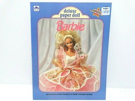 1991 Mattel Golden Deluxe Paper Doll Barbie #1695-1 New Uncut - $7.43