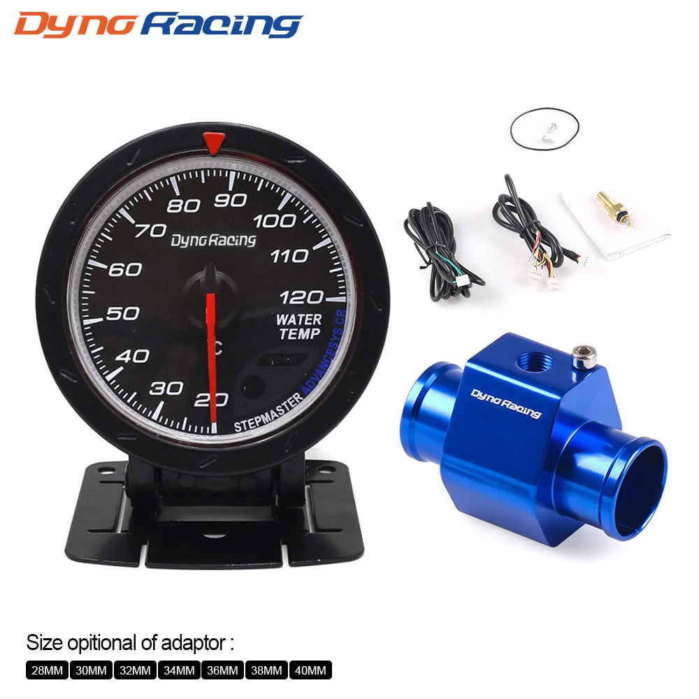 Dynoracing 60MM Car Water Temperature Gauge 20-120 Celsius With Water Temp Joint - £32.87 GBP+