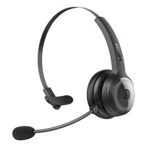 Bluetooth Headset, Wireless Headset With Microphone &amp; Mute Button, 60Hrs Talk Ti - £44.24 GBP