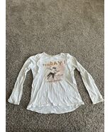 Zara Kids Girls Long Sleeve Graphic T-shirt Size 9/10 140cm Freee Day Cr... - €6,85 EUR