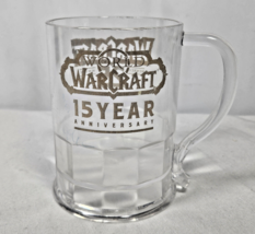 DAMAGED World of Warcraft 15 Year Blizzcon Collectible 2019 Plastic Mug - $9.89