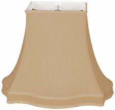 Royal Designs Rectangle Bell with Bottom Gallery Designer Lamp Shade, An... - $74.20