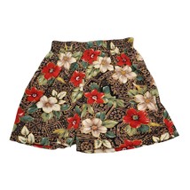 Capacity Shorts Womens M Multicolor Floral Elastic Waist High Rise Culotte - £18.19 GBP