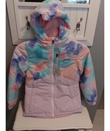 NWT Girl&#39;s Hurley Winter Fleece Lined Water Resistant Puffer Jacket Size... - $749.56 MXN