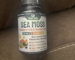 Organic Sea Moss Capsules 12,900Mg with Black Seed Oil, Ashwagandha, Bur... - £22.65 GBP
