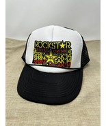 Rockstar Energy Drink Foam &amp; Mesh Trucker Hat Snapback Nissun - $27.32 CAD
