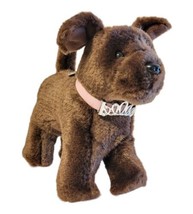 American Girl Doll Pet Dog Chocolate Brown Lab Poseable Plush BKB81 Reti... - $16.99