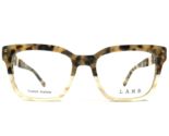 L.A.M.B Eyeglasses Frames LA045 TOR Brown Tortoise Ivory Horn Thick 52-1... - $60.56