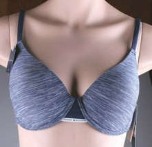 Tommy Hilfiger Peacoat Blue Space Dye Lightly Lined T-shirt Bra - $19.00