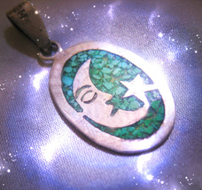 HAUNTED NECKLACE I AM TOUCHED BY THE MOON ALEXANDRIA'S MANY GIFTS EXTREME MAGICK image 2