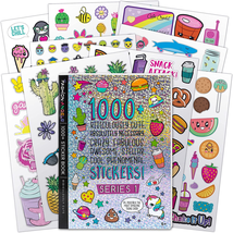 1000+ Cute Stickers for Kids - 40-Page Sticker Book for Kids Ages 6+ and Up NEW - £8.69 GBP