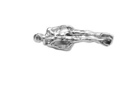 3D Modern Scuba Diver Pendant Charm .925 Sterling Silver - $25.99