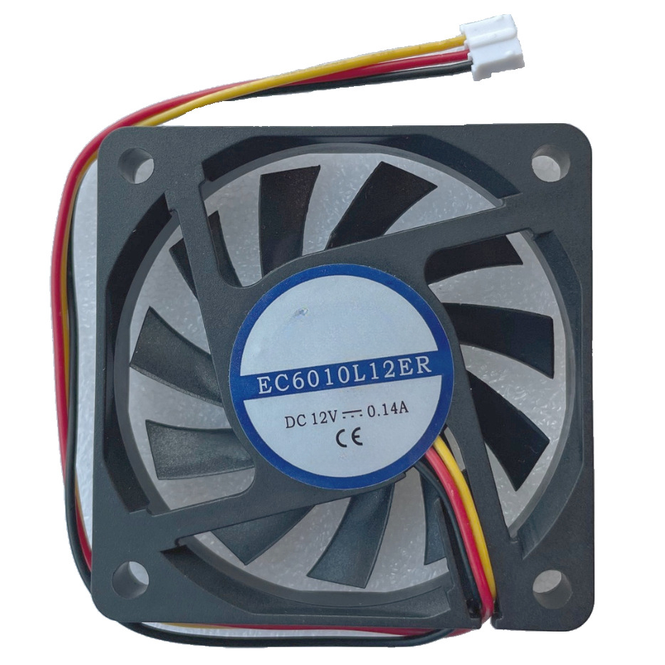 For EVERCOOL EC6010L12ER DC12V 0.14A 60*60*10mm Silent Cooling Fan 3pin - $8.76