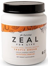Zurvita- Zeal for Life- 30-Day Wellness Canister- Tropic Dream- 420 Grams - £104.27 GBP