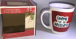 Gnome For The Holidays Oversized 14oz Coffee Tea Coco Cup/Mug In Gift Box-NEW - £6.23 GBP