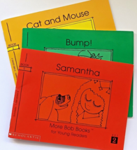 3 Bob Books: Cat and Mouse, Bump! &amp; Samantha for Young Readers, from Sch... - £7.77 GBP