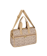 LeSportsac Latte Heart Leopard Brown Deluxe Medium Weekender, Earth Tone... - $99.99