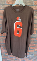 Cleveland Browns Jersey XXL #6 Mayfield Short Sleeve NFL Shirt Top 2XL Orange - $19.95