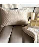 The HomeCentric Beige Jacquard Lumbar Pillow Cover - Crystal Matrix - $609.18 MXN+