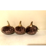 Set 3 Brown Pumpkin sitters - $21.99