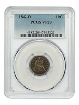 1842-O 10C PCGS VF20 - £220.32 GBP