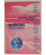 THE MOODY BLUES - VINTAGE ORIGINAL CLOTH CONCERT TOUR BACKSTAGE PASS - $185.64 MXN