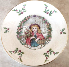 Royal Doulton 1978 Christmas Plate Victorian Girl Bone China Vintage - £16.39 GBP