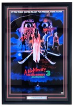 Robert Englund Signed Framed 22x34 A Nightmare On Elm St 3 Poster w/ 2 I... - £534.11 GBP