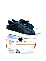 Skechers Goldie Lace-Up Sneakers - Light Catchers, NAVY &amp; SILVER, US 6M - £23.87 GBP