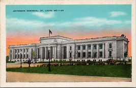 Jefferson Memorial St. Louis MO Postcard PC382 - £3.98 GBP