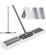 Masthome 60&quot; Adjustable Commercial Dust Mop | Heavy Duty Industrial Floo... - $64.41 CAD